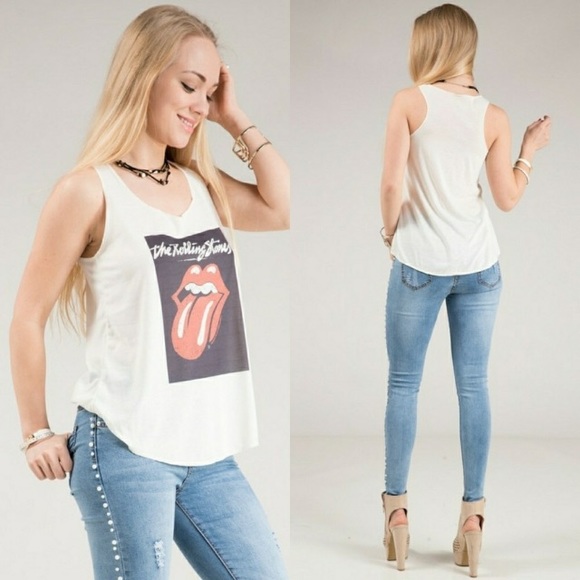 Rolling Stones Graphic Front Tank💥I LEFT💥 - Picture 4 of 7